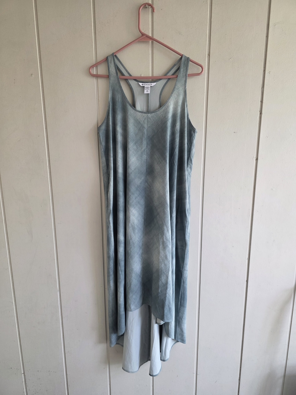 Athleta Maxi Dress Presidio Traveler Small Green Ombre Fairycore Athletic
